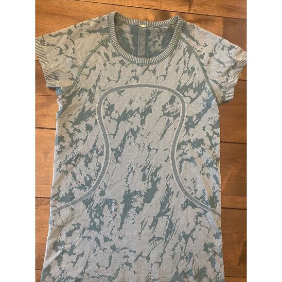 Lululemon swiftly tech seamless green fitted short sleeve athletic shirt - Picture 1 of 10